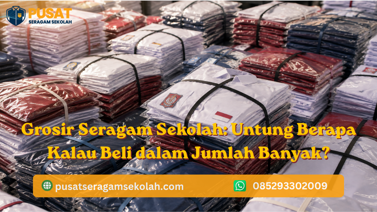Grosir Seragam Sekolah: Untung Berapa Kalau Beli dalam Jumlah Banyak?