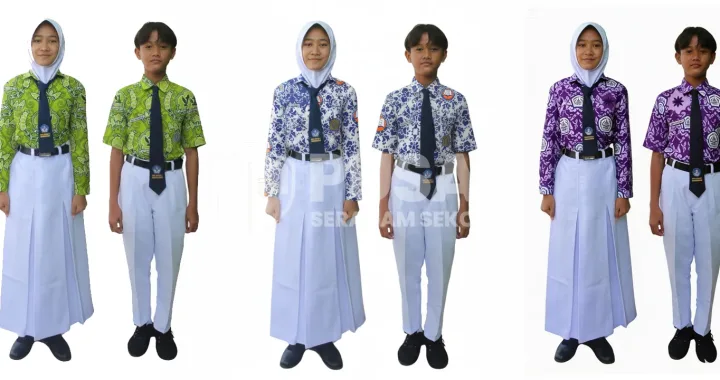 Konveksi Batik Sekolah Solo Printing &amp; Tulis (Gratis Desain Logo Sekolah)